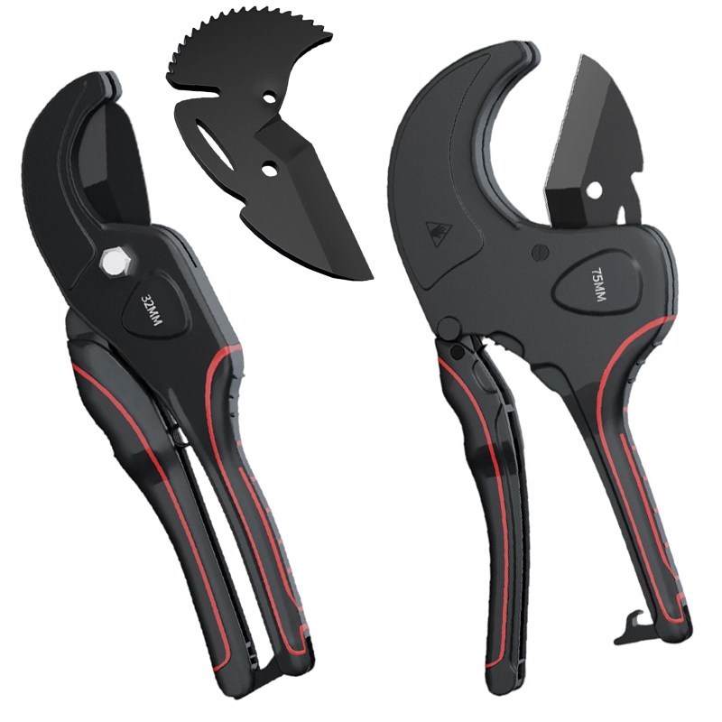 Pipe Cutter Ratchet - Ratcheting Pipe Tube Cutter For PVC
