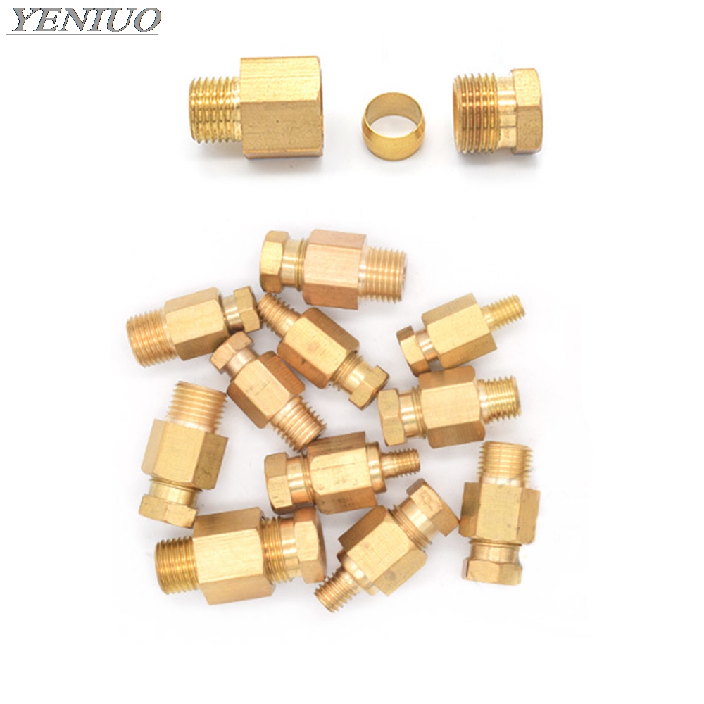 Compression Fitting Brass - Compression Ferrule Tube Compression Fitting 4