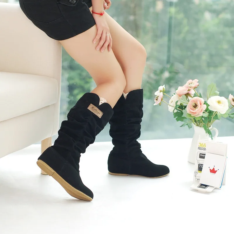 2026 New Mid-tube Snow Boots H - Pipe Bending Spring recension och pris