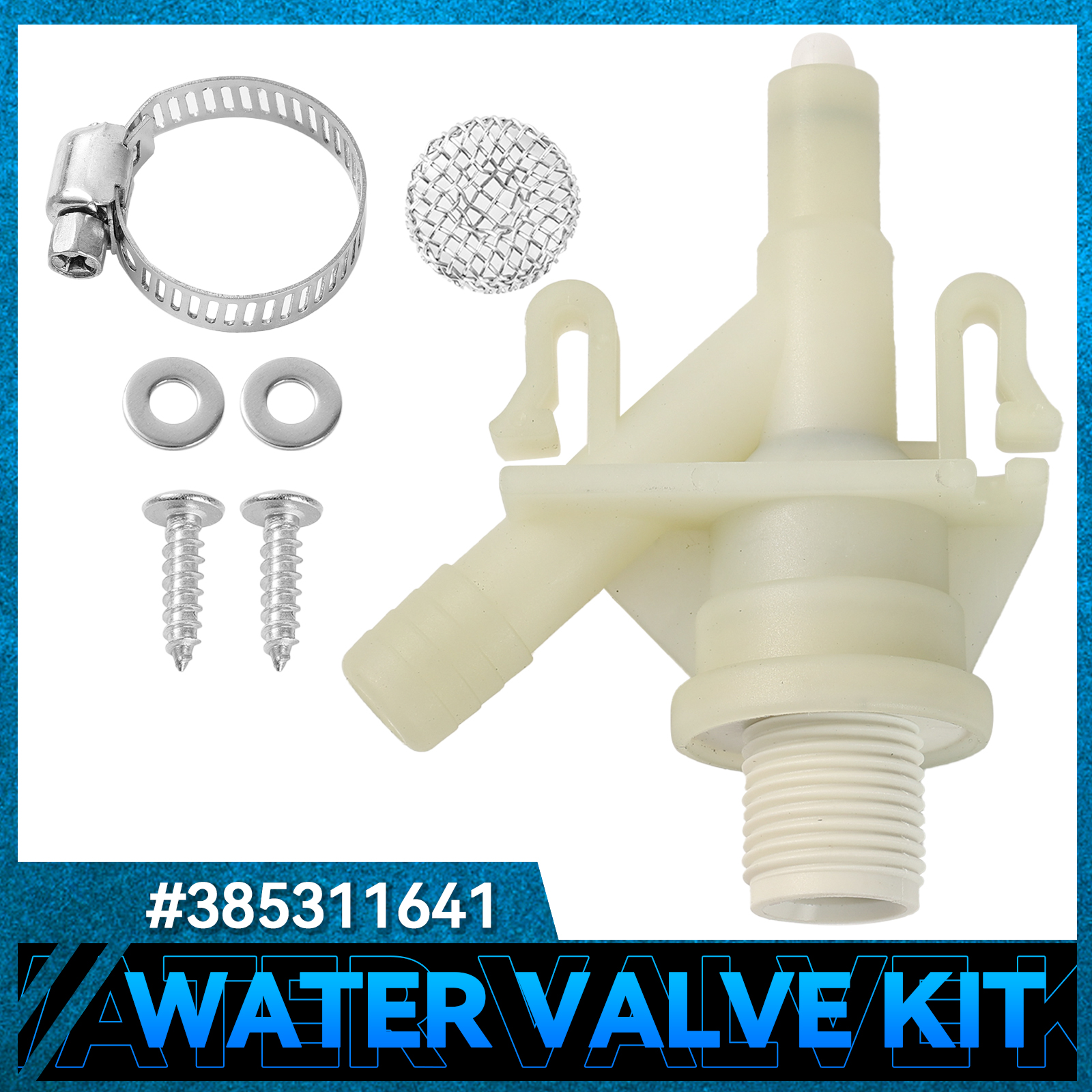 Plastic RV Camper Water Valve  - Toilet Fill Valve recension och pris