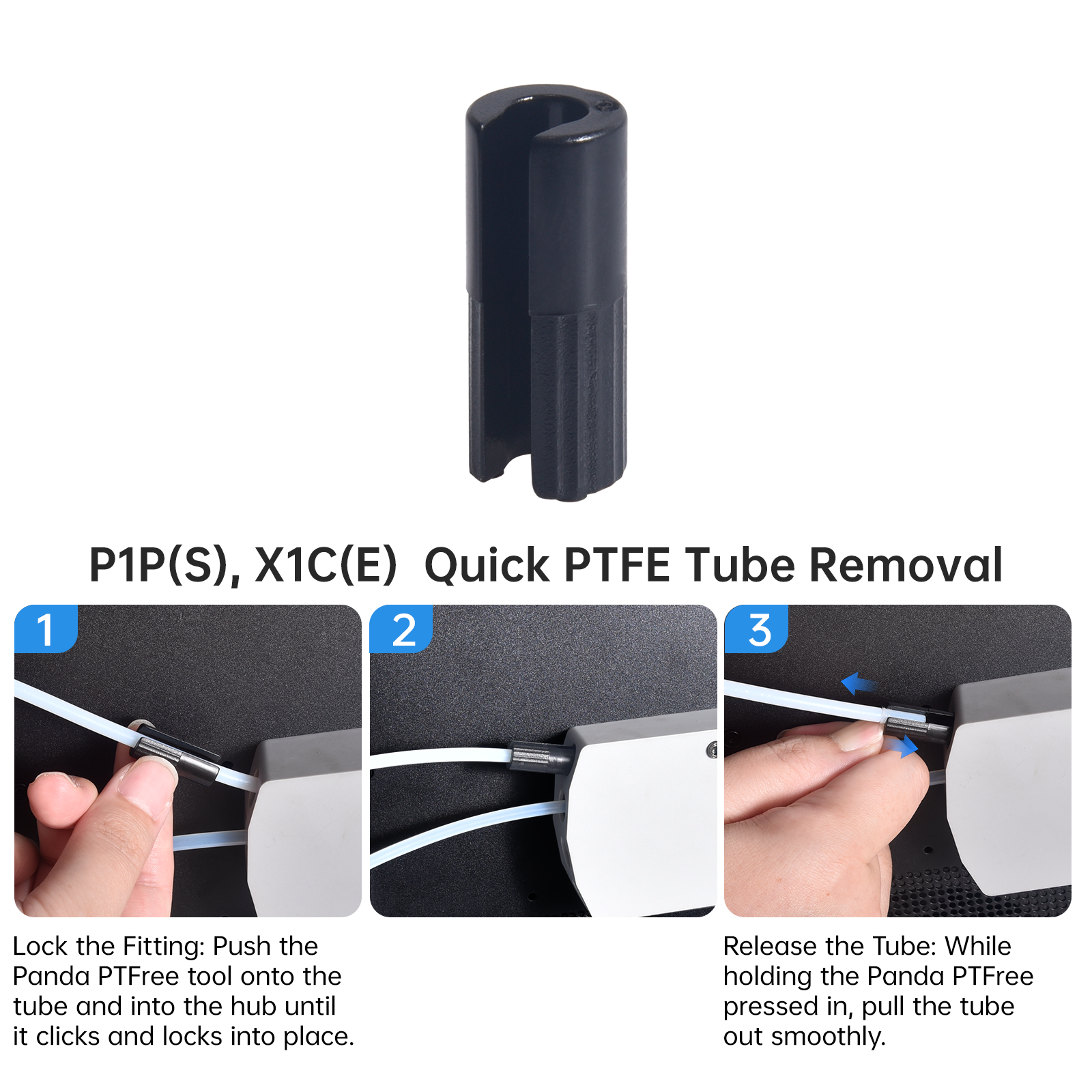 BIQU Panda PTFree Remove PTFE  - Ptfe Tape Thread recension och pris