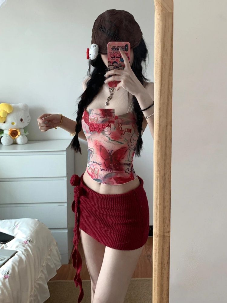 Women Y2K Two Piece Set Butter - Pipe Bending Spring recension och pris