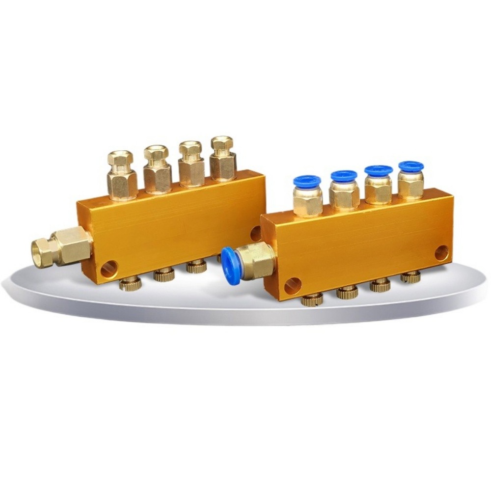 2-12 Ways Aluminium Brass Lube - Compression Fitting Brass recension och pris