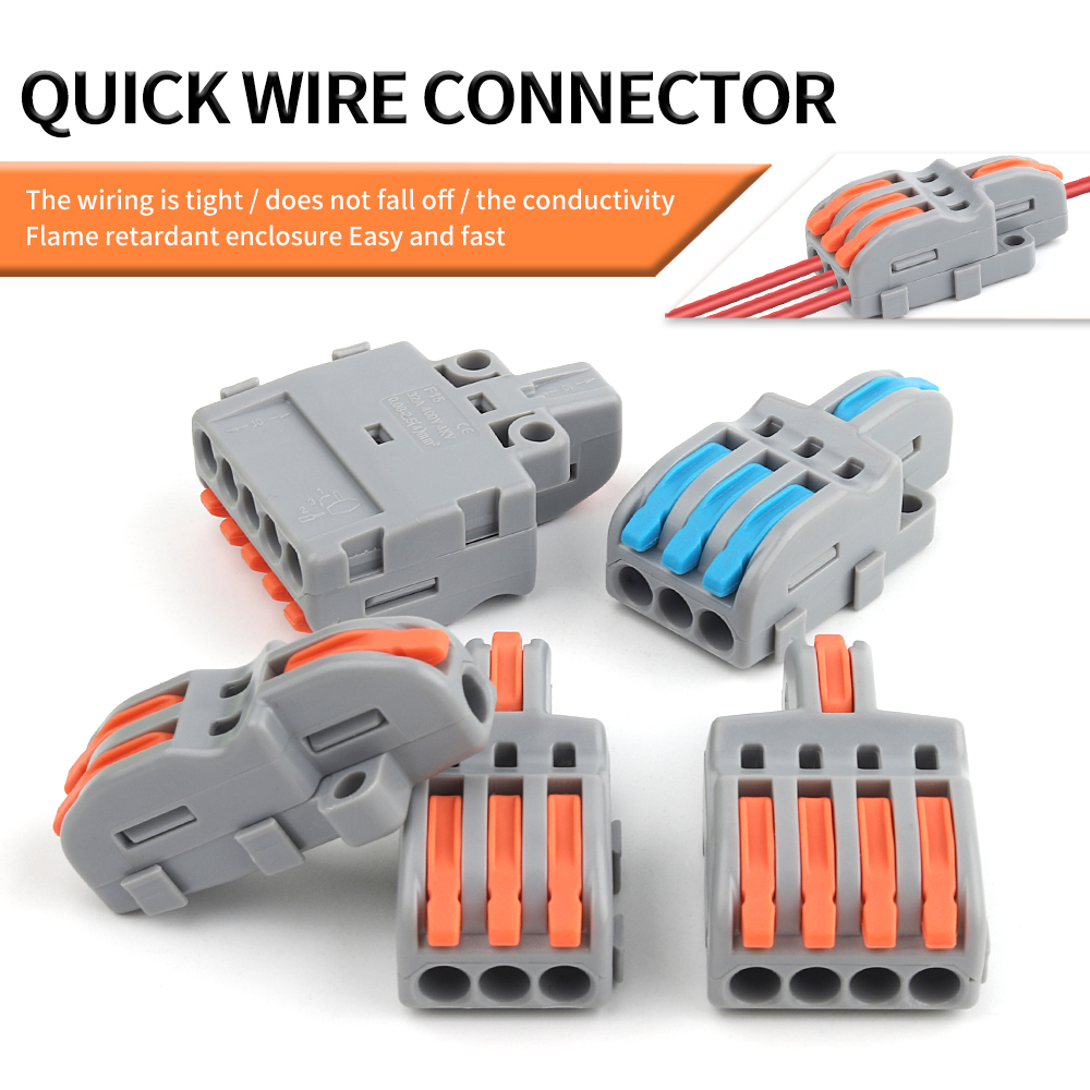 10/100PCS Electrical Cable Con - Push Fit Connector recension och pris