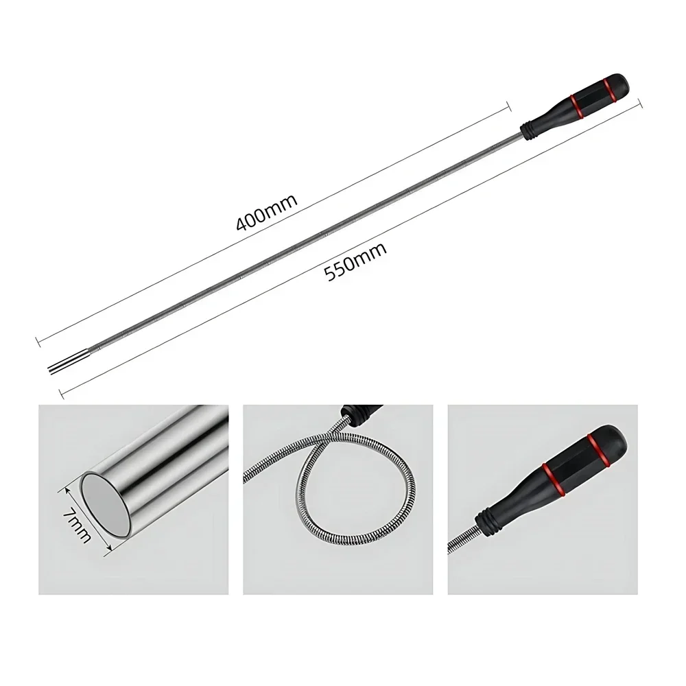 Flexible Magnetic Pickup Tool  - Drain Snake Flexible recension och pris