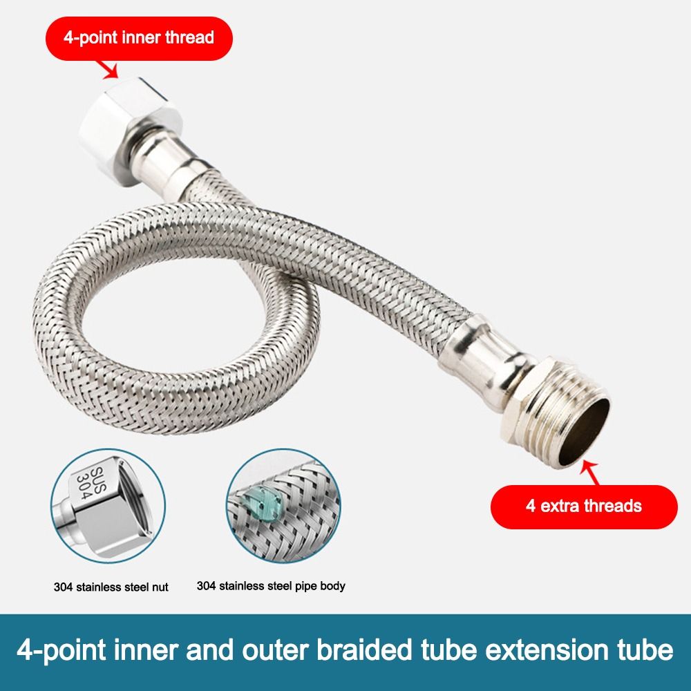 20-200CM Length Flexible Showe - Flexible Hose Braided recension och pris