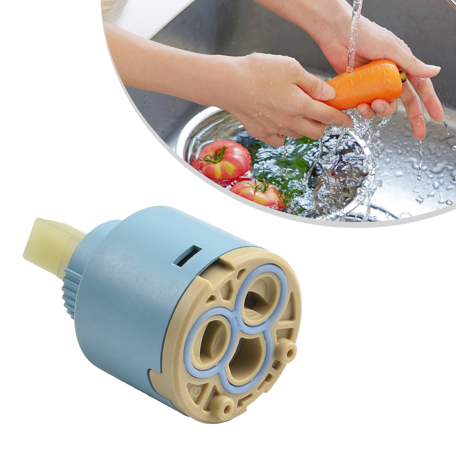 1pc Ceramic Cartridge 35mm/40m - Basin Mixer Cartridge recension och pris