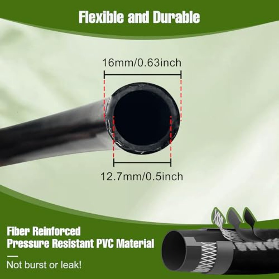 100FT 1/2 Inch Drip Irrigation - Push Fit Connector recension och pris
