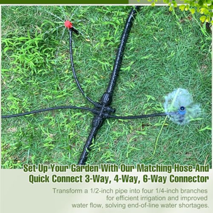 100FT 1/2 Inch Drip Irrigation - Push Fit Connector recension och pris